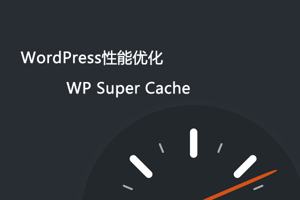 WordPress 网站最佳性能优化插件：WP Super Cache